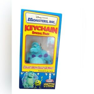 Disney Pixar Monsters Inc Kraft Macaroni Key-chain‎ Special Pack 4" Sulley New